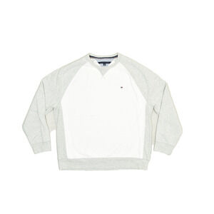 Tommy Hilfiger Big & Tall XXL Gray & White Raglan Sweatshirt Size XXL